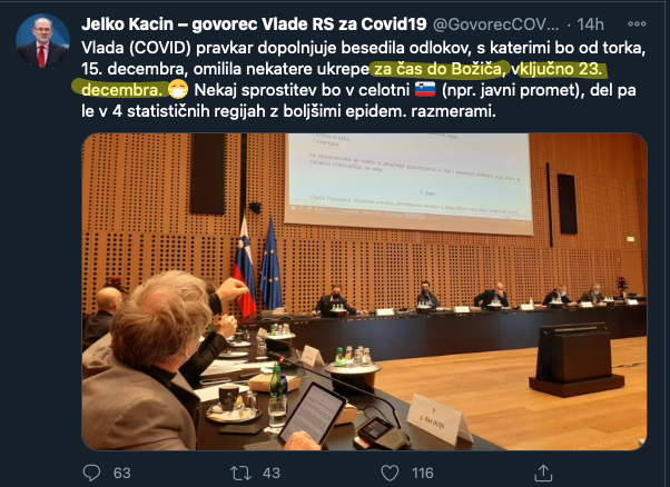 1867548421_Jelko_Kacin__govorec_Vlade_RS_za_Covid19_on_Twitter___Vlada__COVID__pravkar_dopolnjuje_be-ozica__vkljucno_23__decembra___Nekaj_sprostitev_bo_v_celotn.png.073a325a263bcc80040f674db54c09cd.png